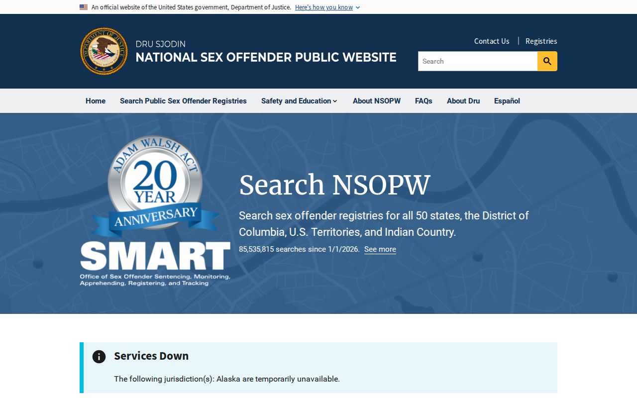 National Manistee County sex offender registry search for names beyond Manistee County